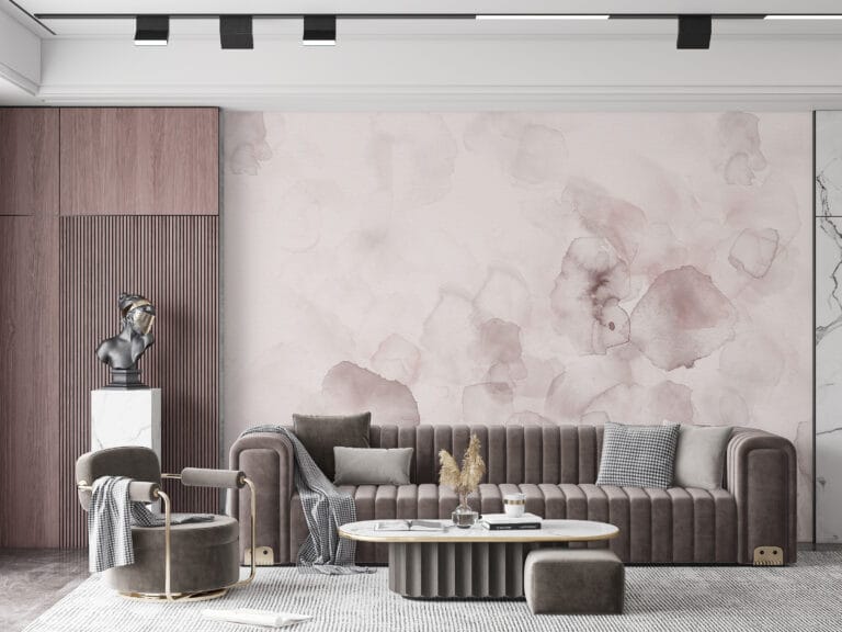 Fototapeta w stylu kobiecym, delikatnym z motywem kwiatowym Różowe Płatki - główne zdjęcie produktu