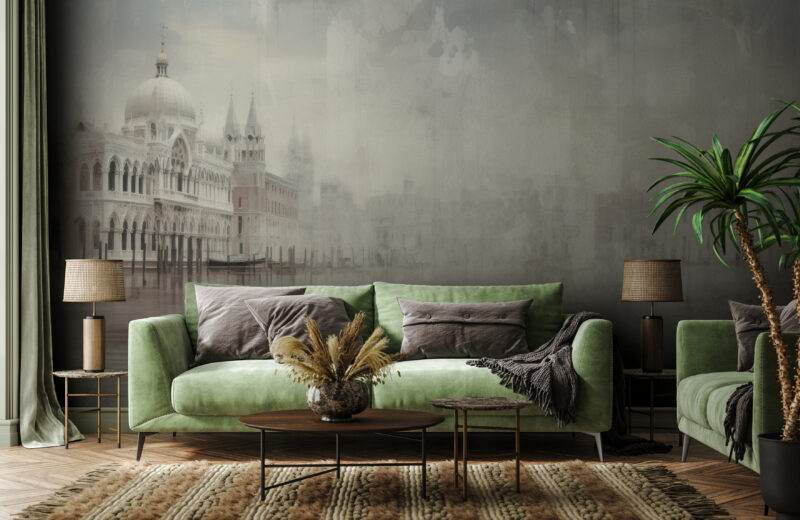 Architektura Miasta Na Rozmazanym Tle