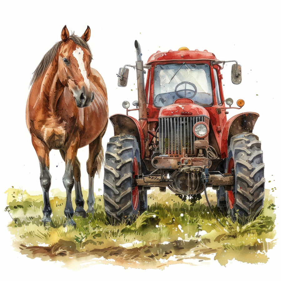 Traktor I Koń - obrazek 2