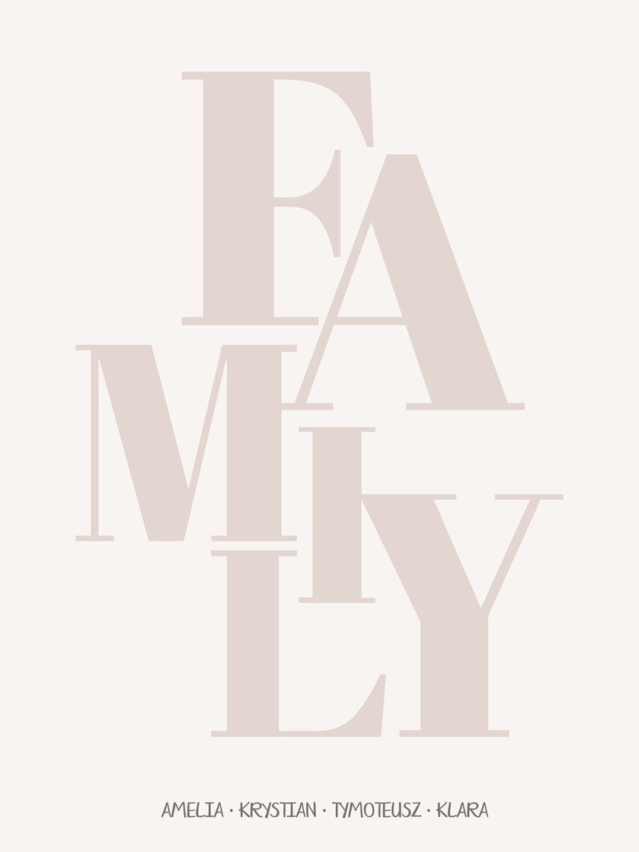 Plakat Family - obrazek 2