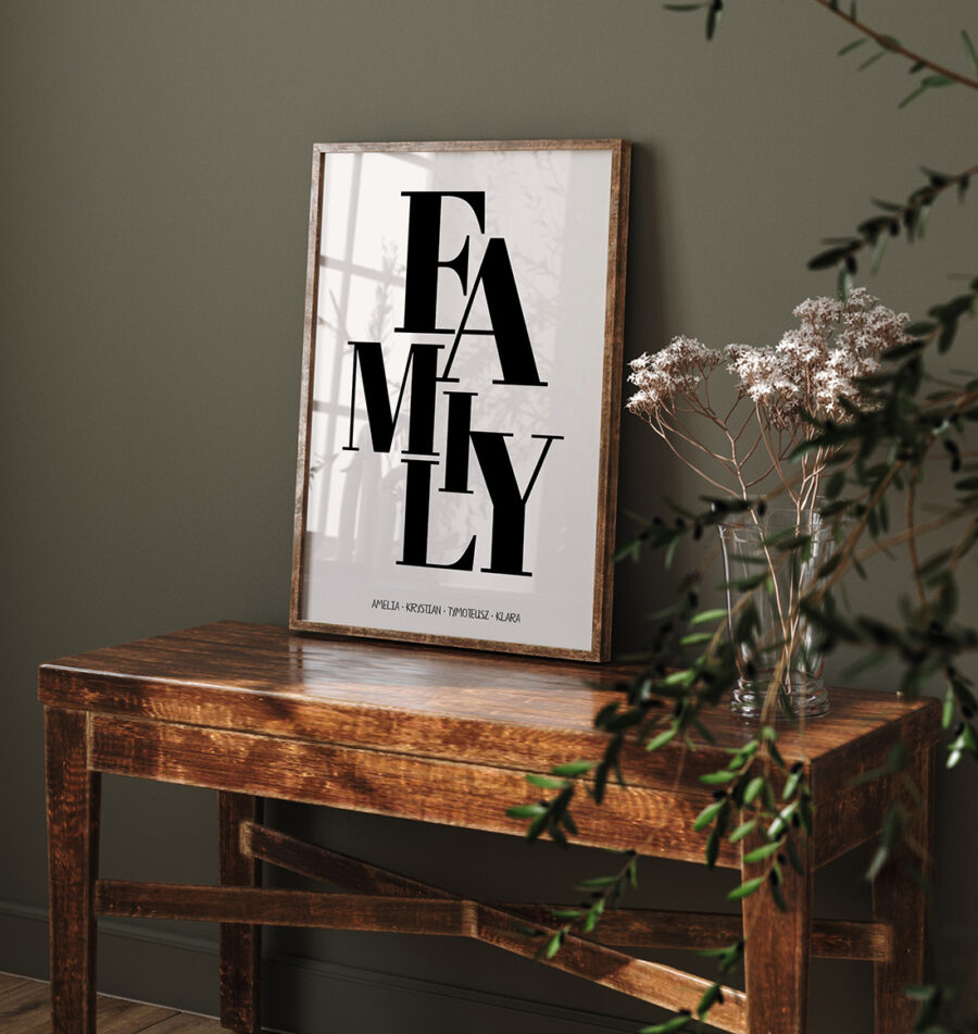 Plakat Family