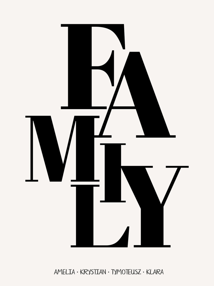 Plakat Family - obrazek 3