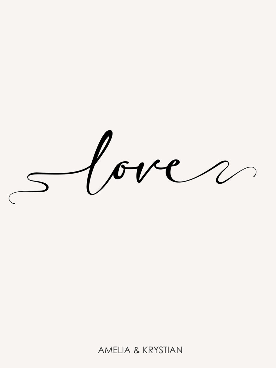 Plakat Love - obrazek 3