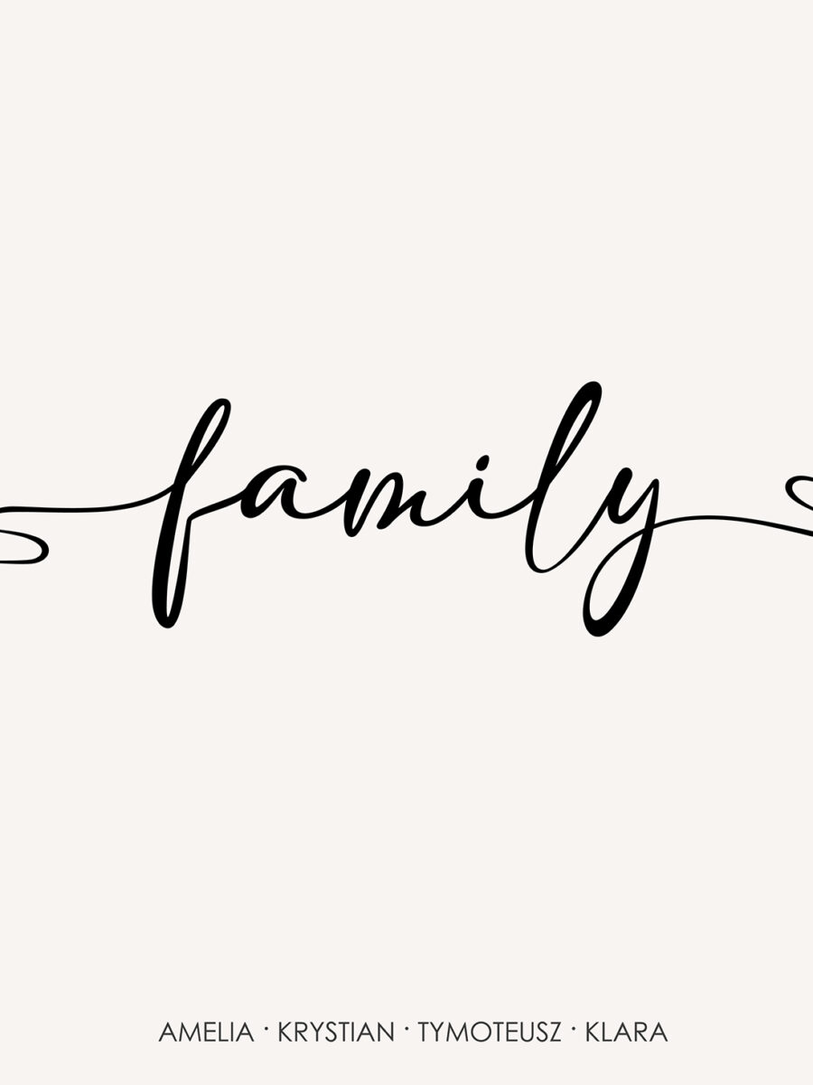 Plakat Family - obrazek 2