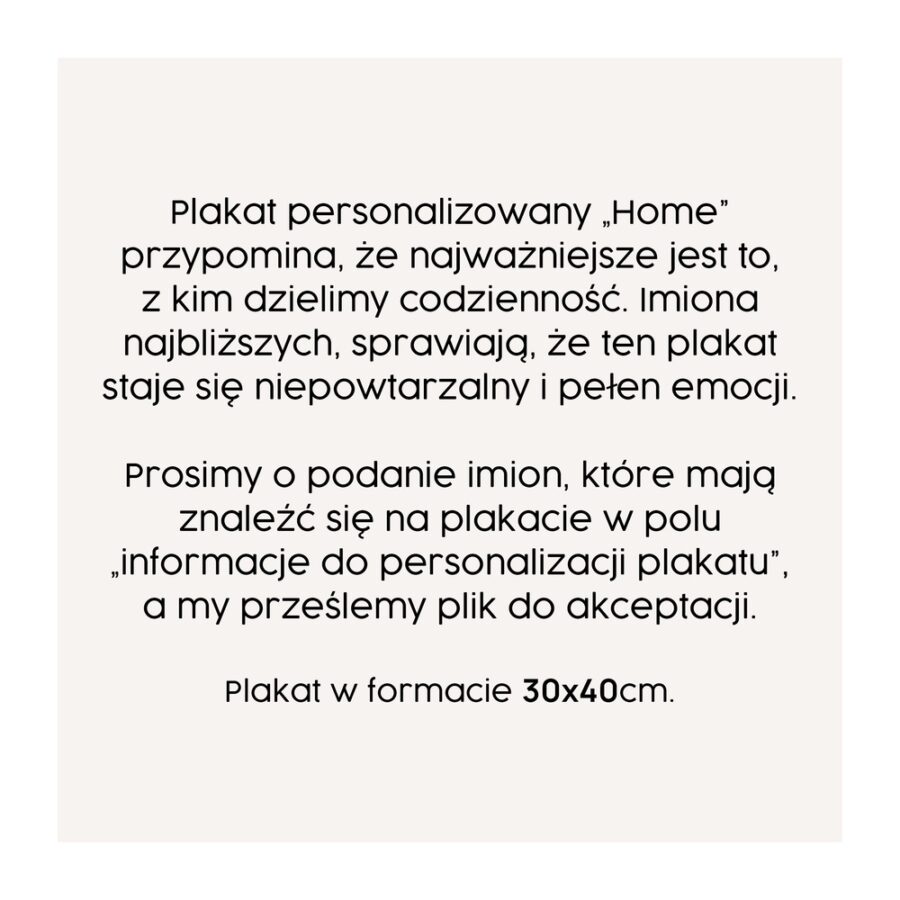 Plakat Home - obrazek 2