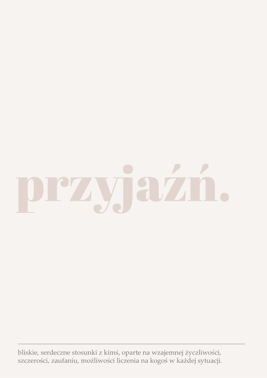 Plakat Definicja Przyjaźni - obrazek 2