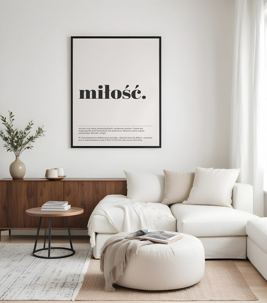 Plakat Definicja Miłości