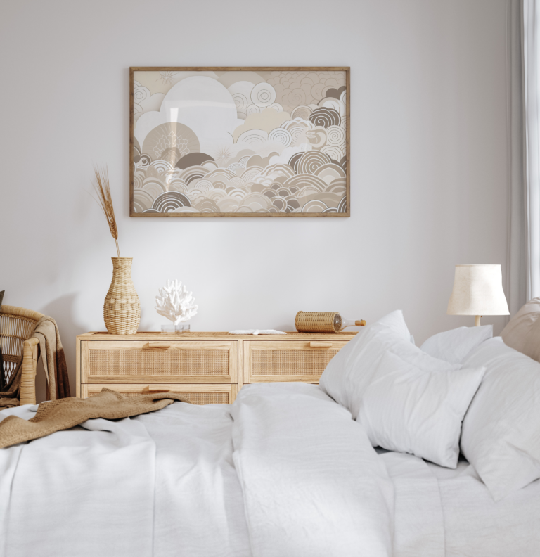 Plakat Japandi Clouds