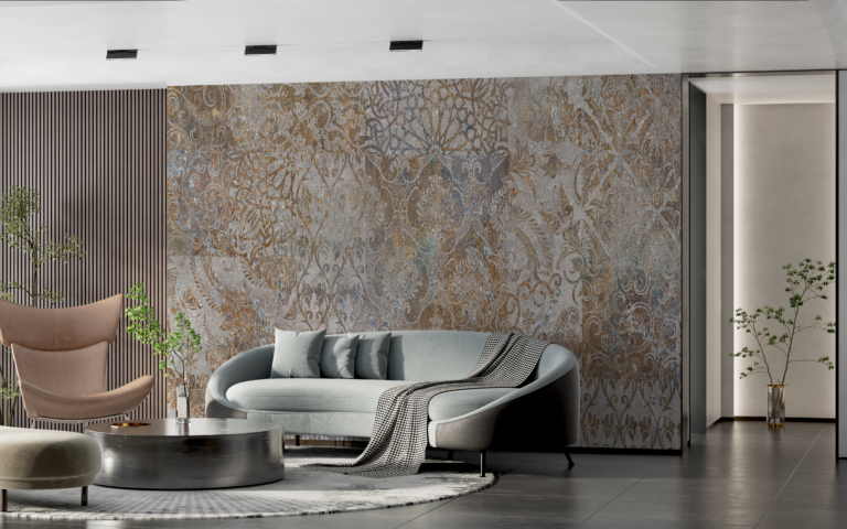Fototapeta Industrialny Damask