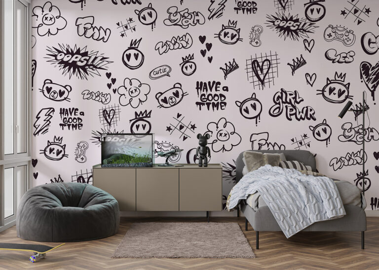 Fototapeta-graffiti-dla-dziewczynki-Girl-Power