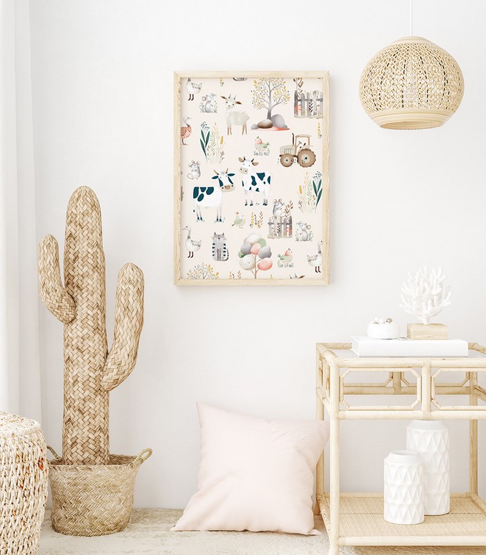 Plakat Pastelowa Zagroda