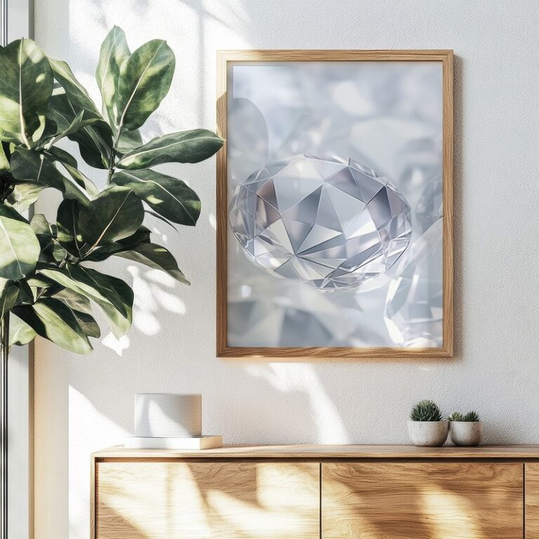 Plakat Świetliste Diamenty