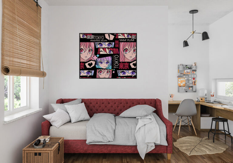Plakat anime do pokoju młodzieżowego