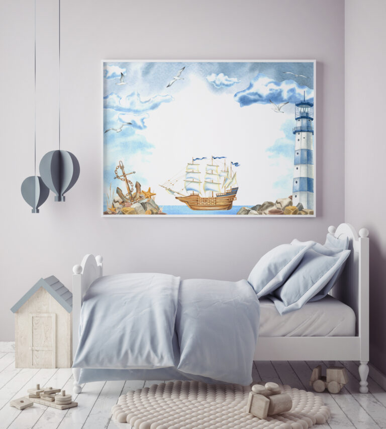 Plakat Morski Zakątek z Latarnią