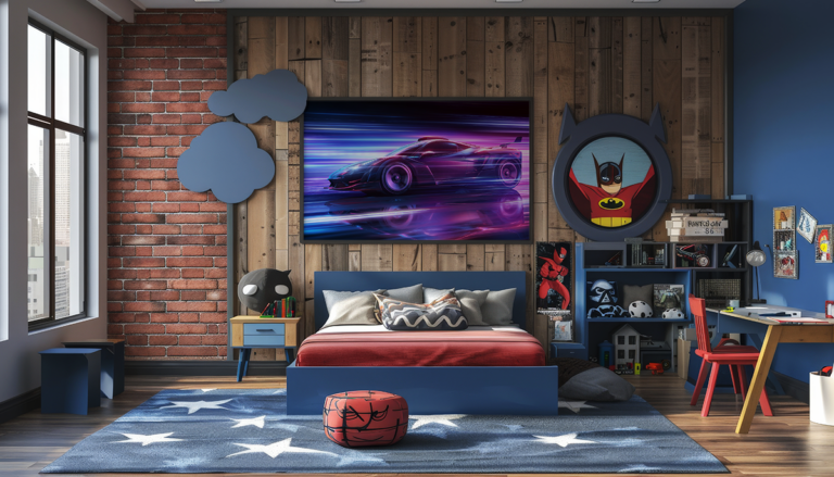 Neonowy Samochód Sportowy Plakat