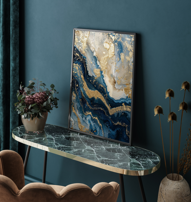Plakat Elegancki Marmur Nocy
