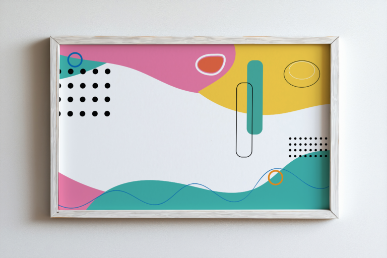 Plakat Abstrakcja Pop Art