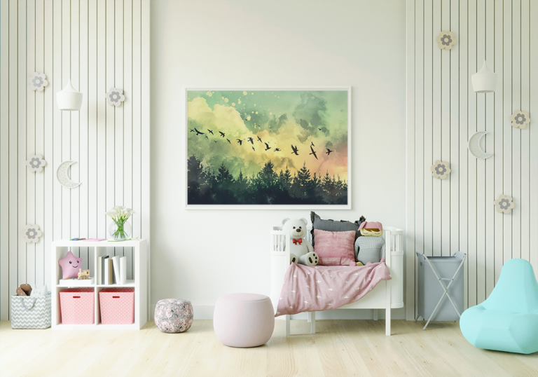 Plakat Lot nad Lasem