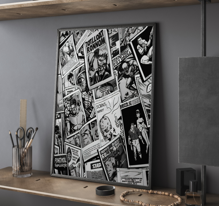 Plakat Graficzny Komiks