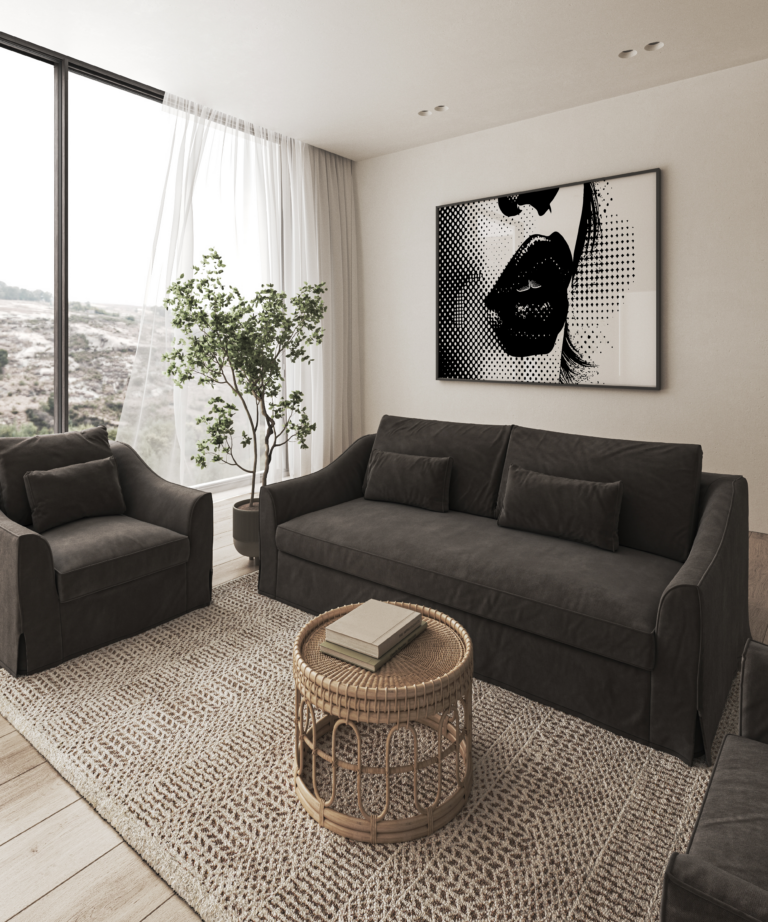 Plakat Usta w Stylu Pop Art