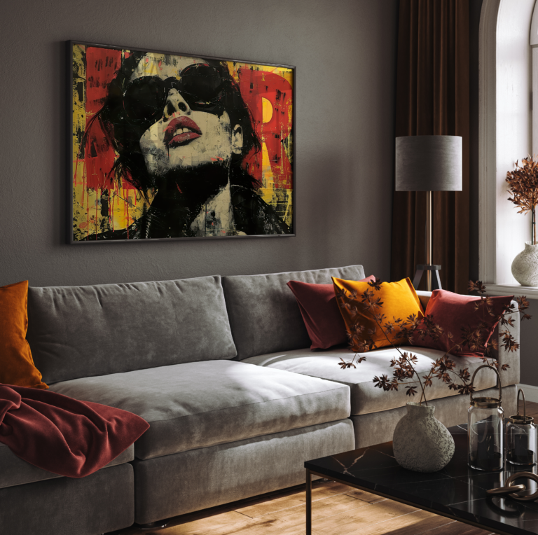 Plakat Kobieta Pop Art