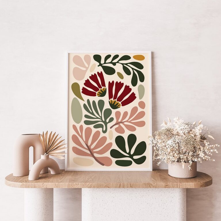 Plakat Boho Kwiaty