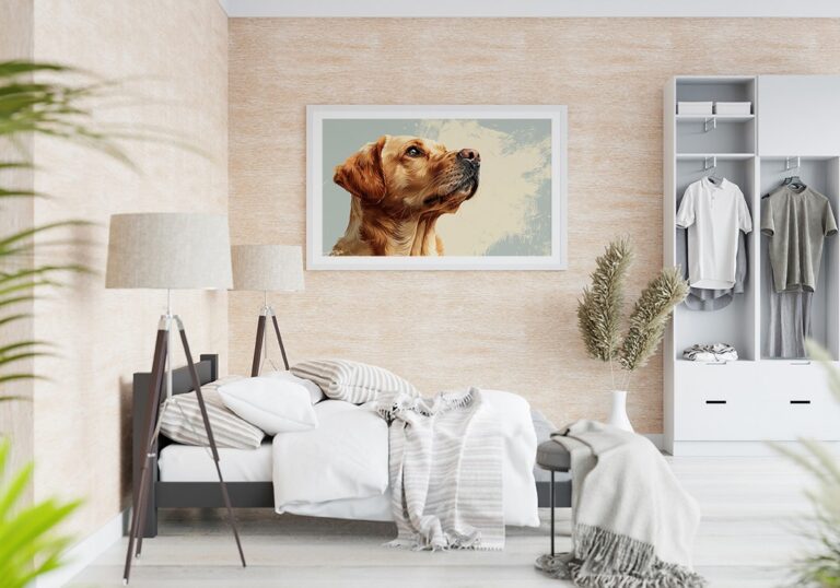 Plakat Dumny Labrador