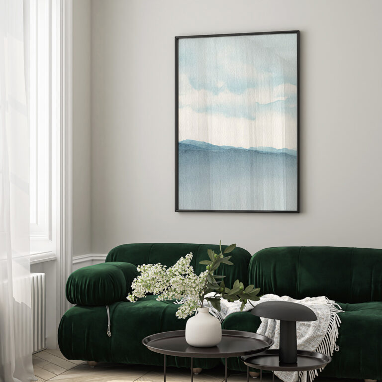 Plakat Górskie Ombre
