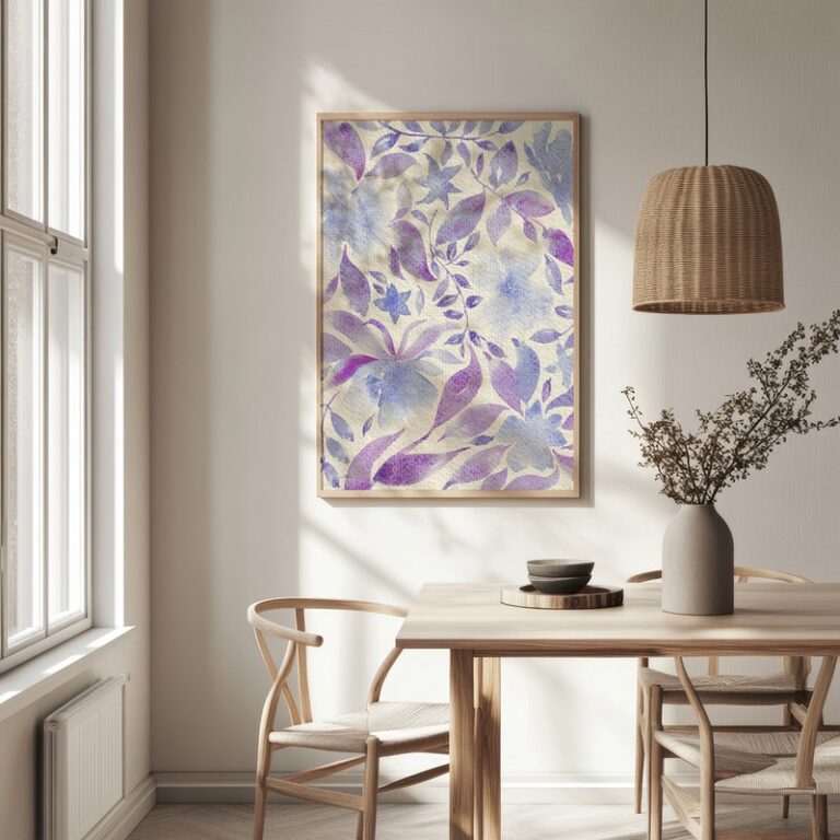 Plakat Kwiaty w Fiolecie