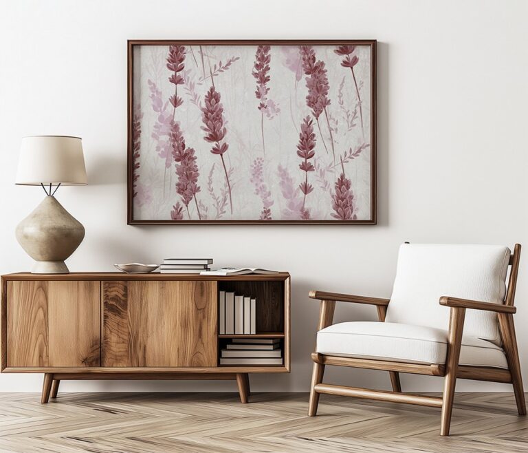 Plakat Pastelowa Lawenda