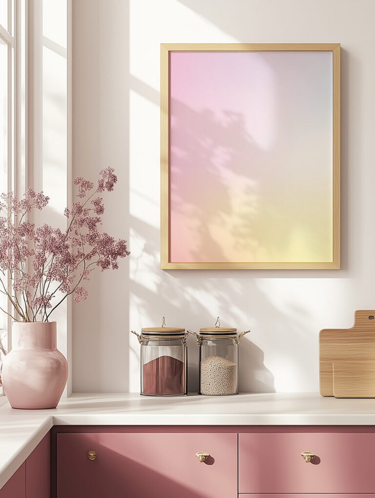 Plakat Pastelowy Blask Ombre