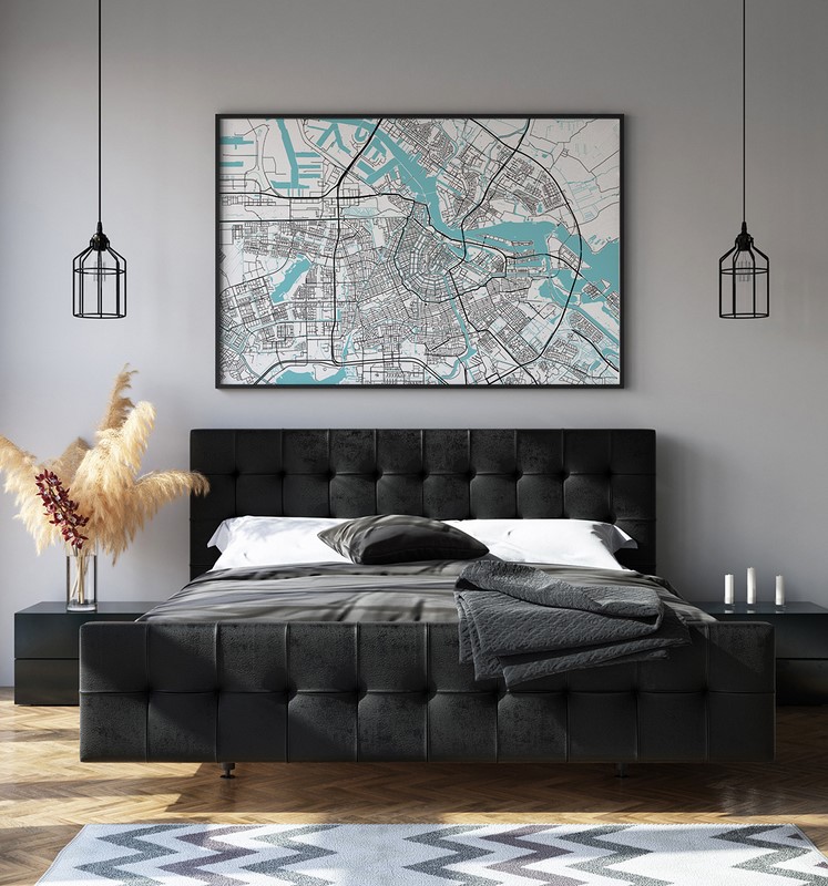 Plakat Plan Miasta Amsterdam