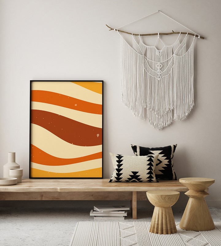 Plakat Retro Linie