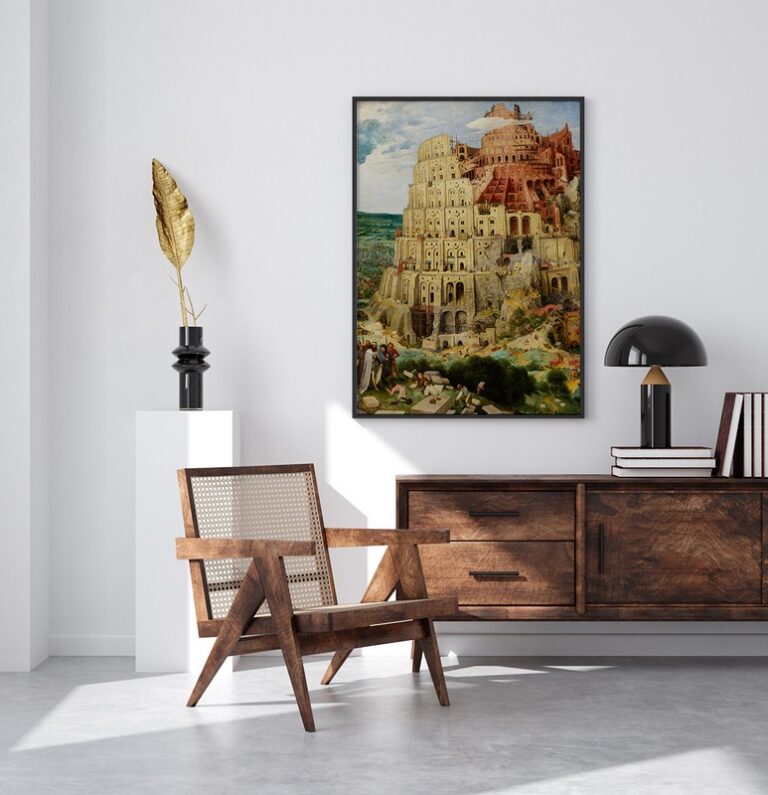Plakat Wieża Babel