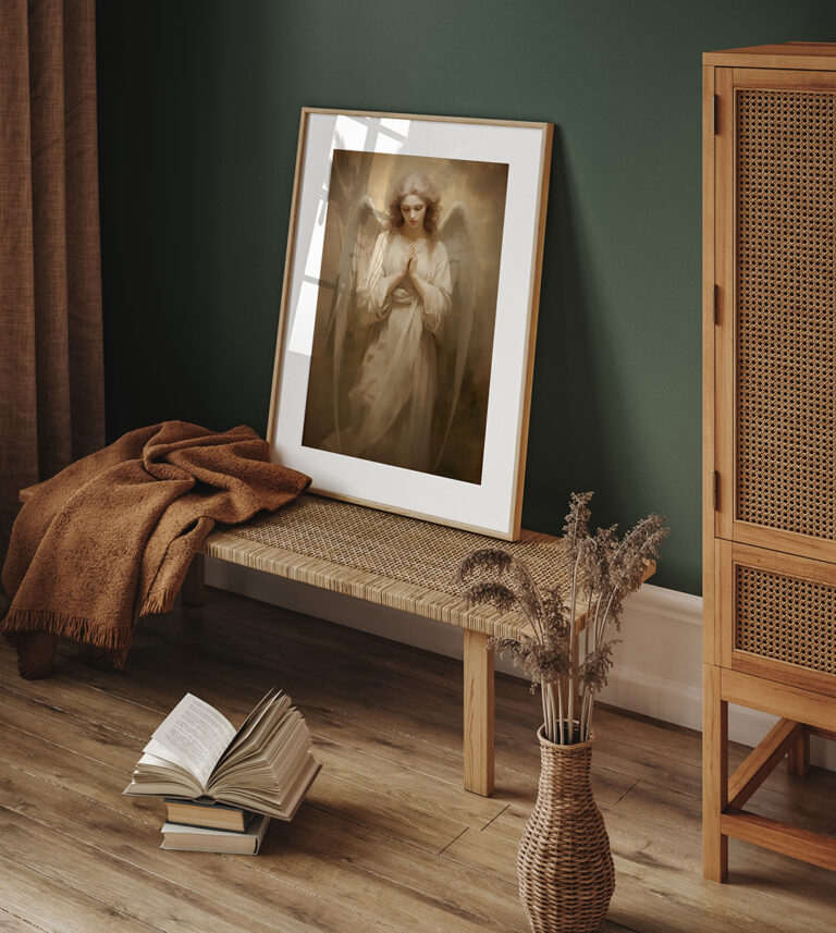Modlący się Anioł – Guardian Angel Plakat