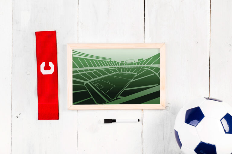 Fototapeta Stadion Piłkarski Zielona Arena Futbolu Plakat