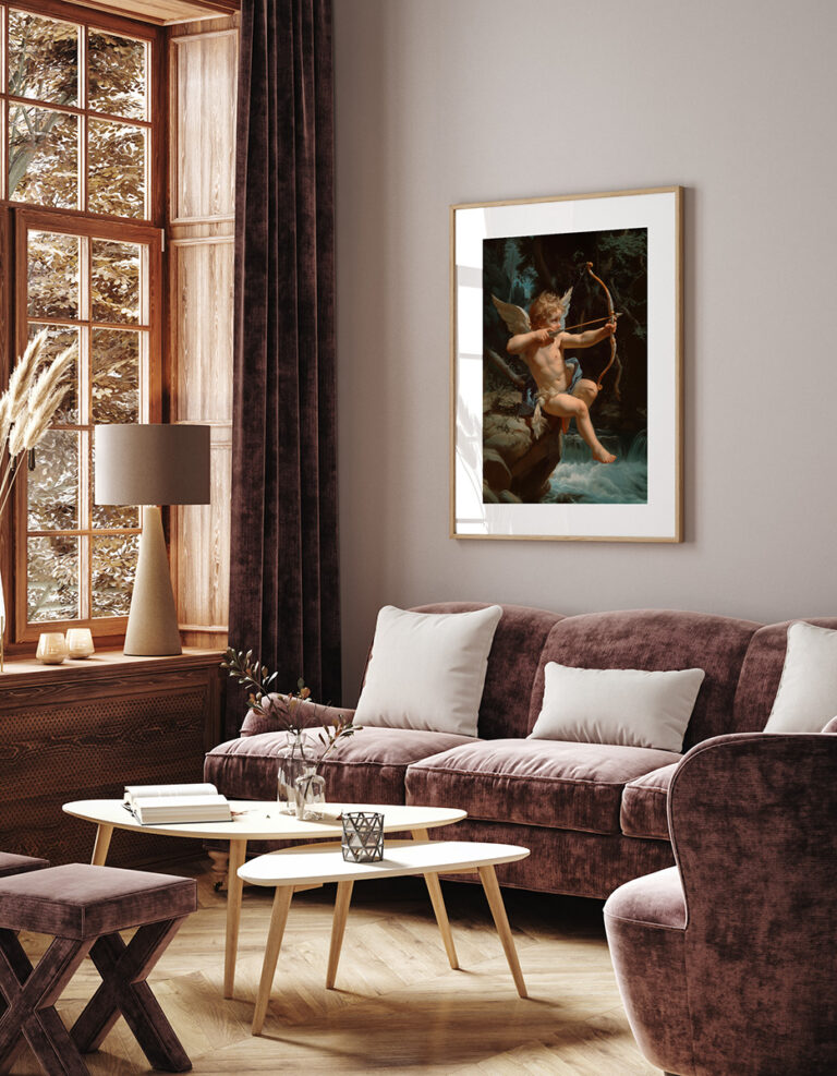 Amor z Łukiem – Vintage Cupid Plakat