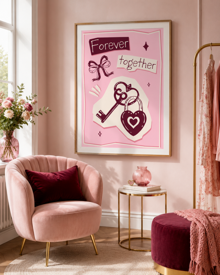 Forever Together – Klucz i Kłódka Miłości Plakat