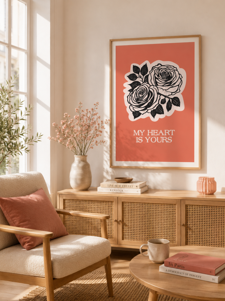 My Heart Is Yours – Róże Miłości Plakat