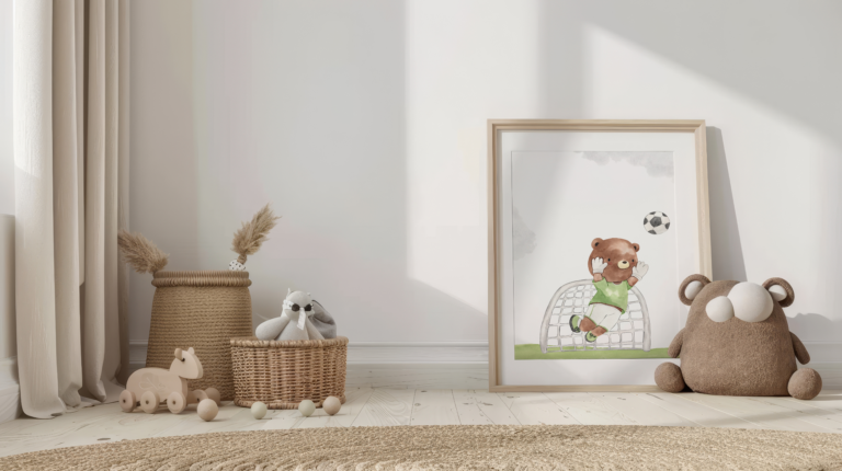 Miś bramkarz – Soccer Bear Plakat