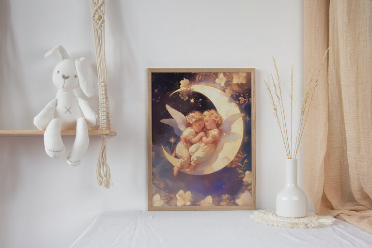 Aniołki na Księżycu – Moonlight Cherubs Plakat