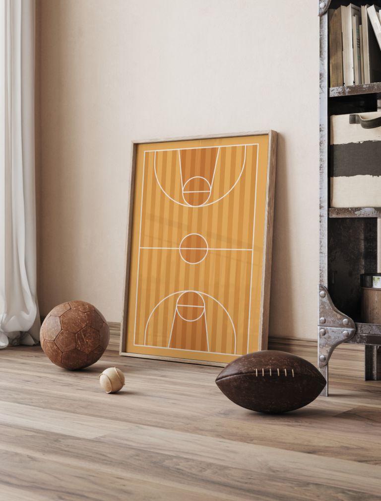 Boisko do koszykówki – Basketball Court Plakat