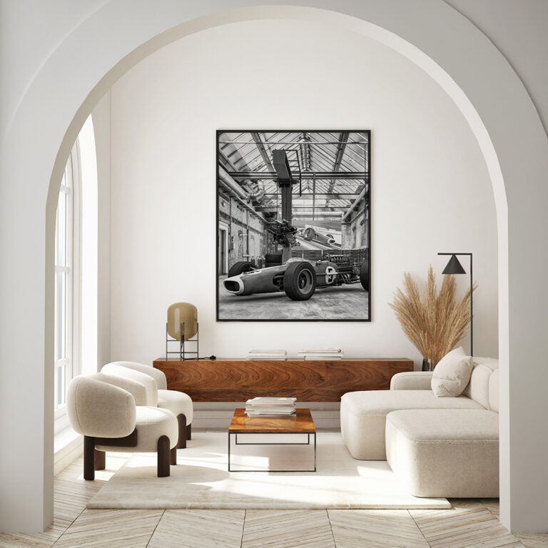 Vintage Racing Car – Klasyczny Samochód Wyścigowy Plakat