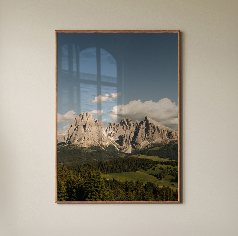 Tatry – skaliste szczyty i zielone górskie lasy Plakat